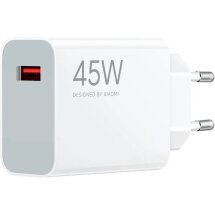 Сетевое зарядное устройство Xiaomi 45W Turbo Charging (USB) BHR07SLEU - White: фото 1 из 5