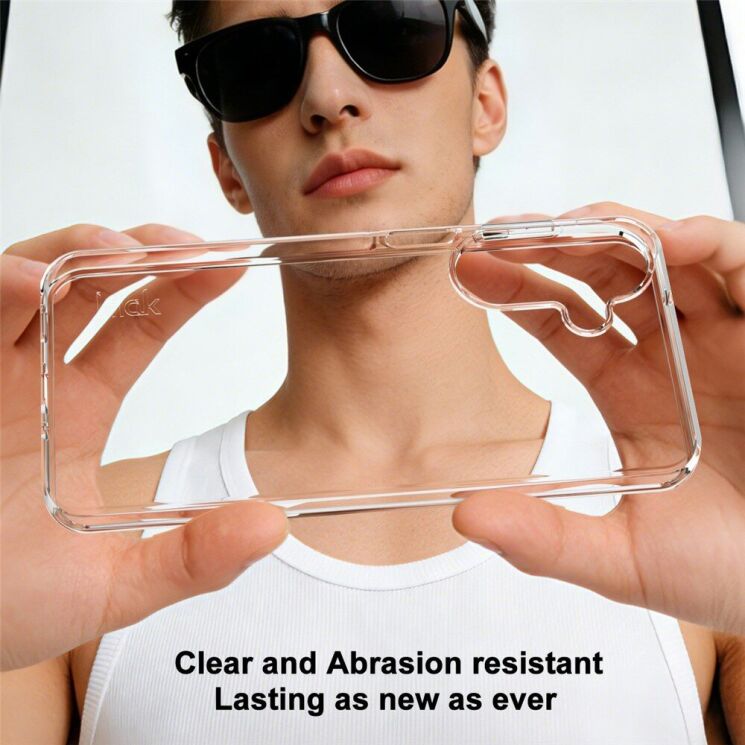 Силиконовый чехол IMAK UX-10 Series для Samsung Galaxy A27 (A276) - Transparent (408619T) Силиконовый чехол IMAK UX-10 Series для Samsung Galaxy A27 (A276) - Transparent: фото 5 из 9