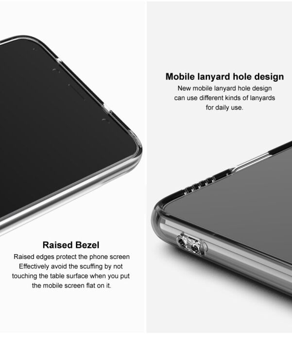 Силіконовий (TPU) чохол IMAK UX-5 Series для Xiaomi Redmi 9T - Transparent: фото 14 з 15