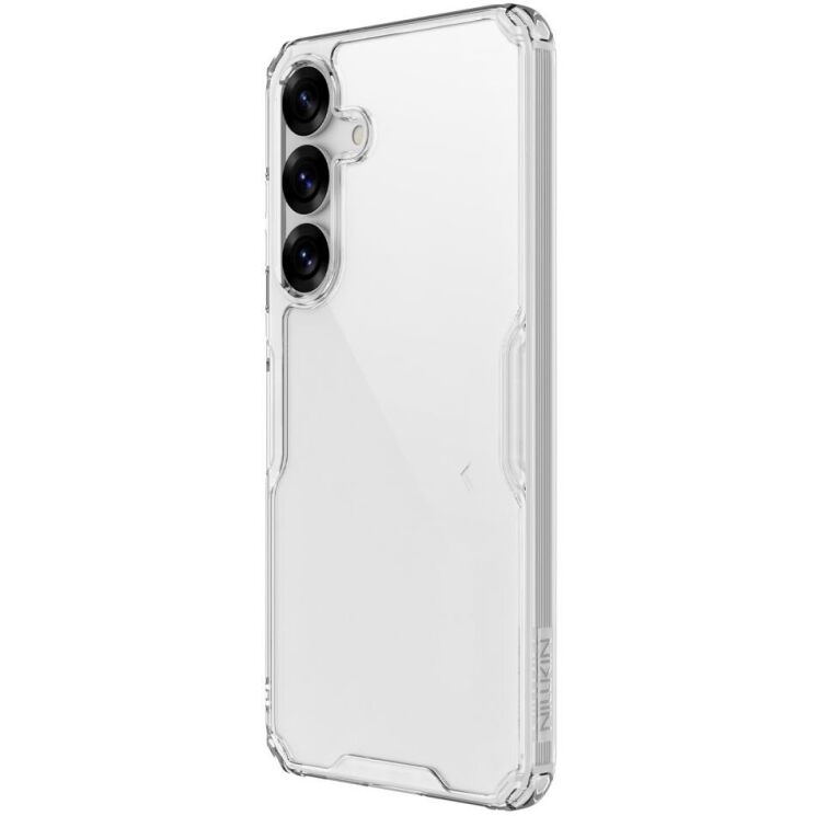 Силиконовый чехол NILLKIN Nature TPU Pro для Samsung Galaxy S25 Plus (S936) - White: фото 2 из 13
