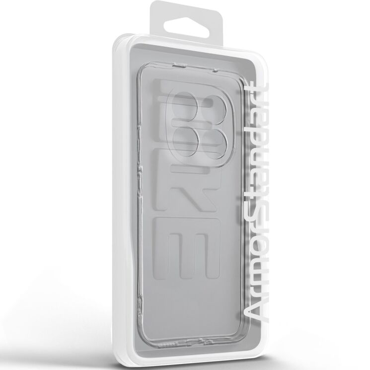 Силіконовий (TPU) чохол ArmorStandart Air Series для Xiaomi Redmi Note 15 Pro Plus / Poco M8 Pro 5G - Transparent: фото 3 з 6