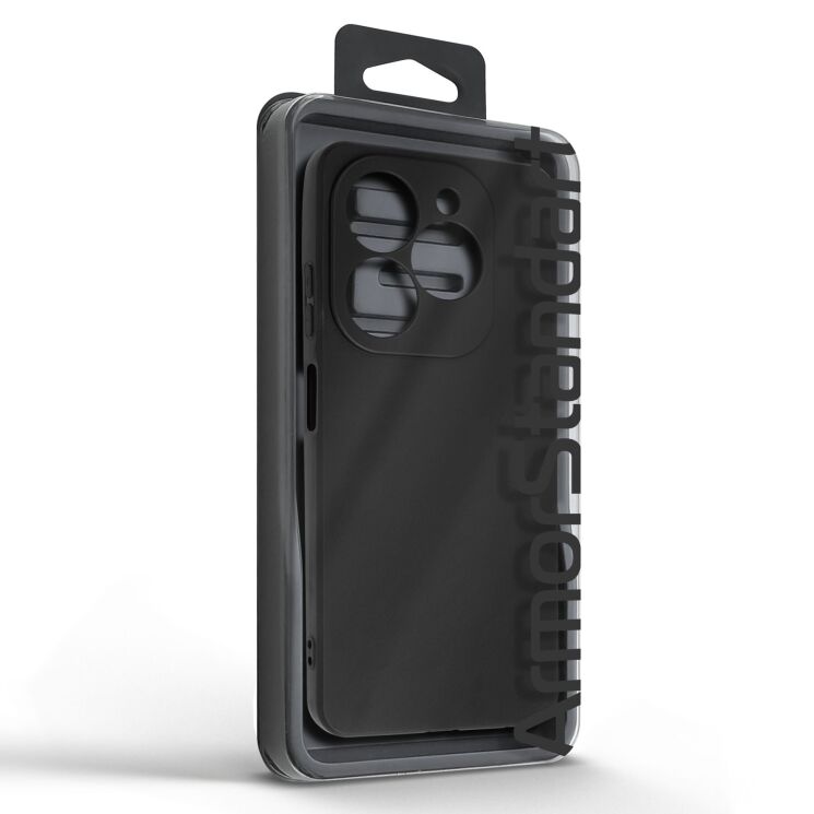Силиконовый (TPU) чехол ArmorStandart Matte Slim Fit для Infinix Smart 8 Plus - Black: фото 5 из 5