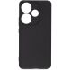 Силиконовый (TPU) чехол ArmorStandart Matte Slim Fit для Xiaomi Poco F6 - Black (355036B). Фото 1 из 5