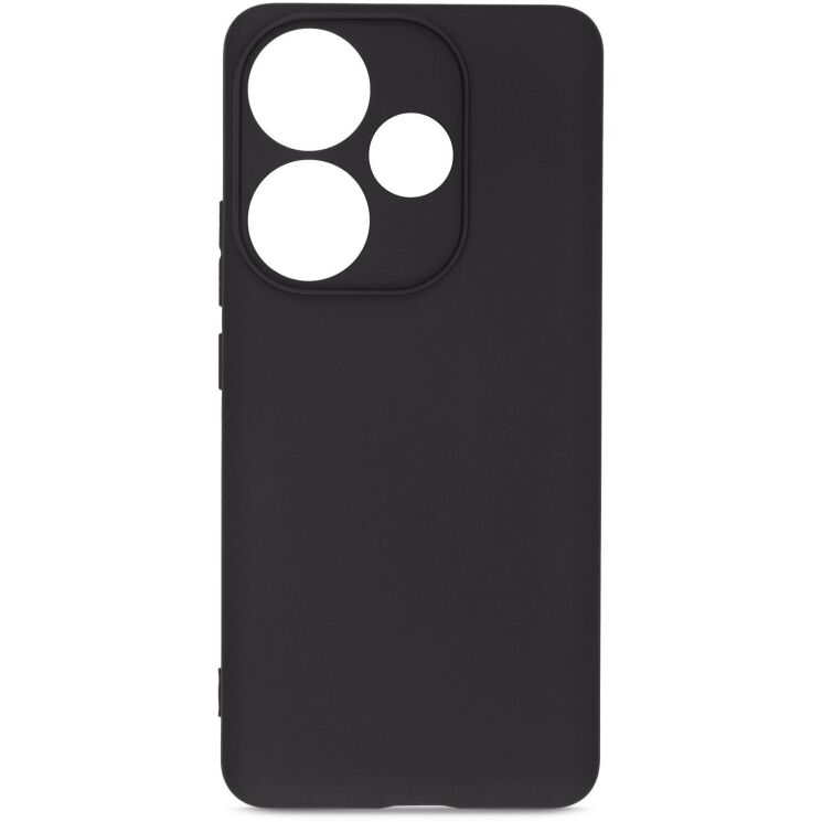 Силиконовый (TPU) чехол ArmorStandart Matte Slim Fit для Xiaomi Poco F6 - Black: фото 1 из 5