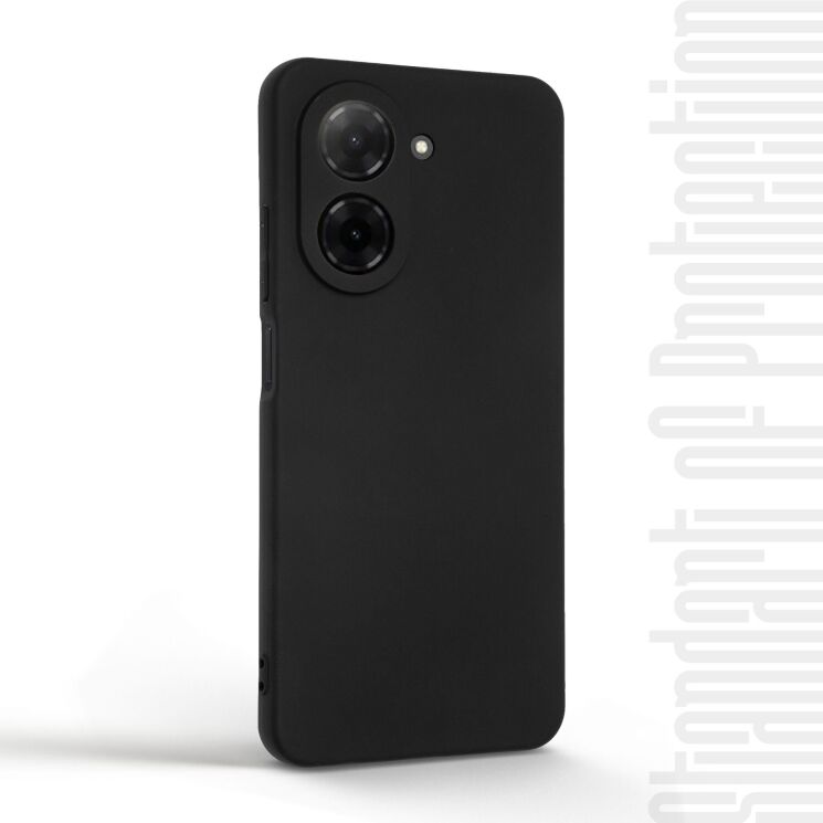 Силиконовый (TPU) чехол ArmorStandart Matte Slim Fit для Xiaomi Redmi A5 (European Version) - Black: фото 3 из 5