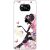 Силиконовый (TPU) чехол Deexe Life Style для Xiaomi Poco X3 / Poco X3 Pro - Girl/Flower: фото 1 из 3