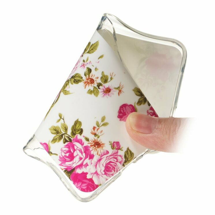 Силіконовий (TPU) чохол Deexe LumiCase для Samsung Galaxy S20 (G980) - Vivid Flowers: фото 5 з 7