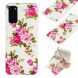 Силіконовий (TPU) чохол Deexe LumiCase для Samsung Galaxy S20 (G980) - Vivid Flowers (316060B). Фото 1 з 7