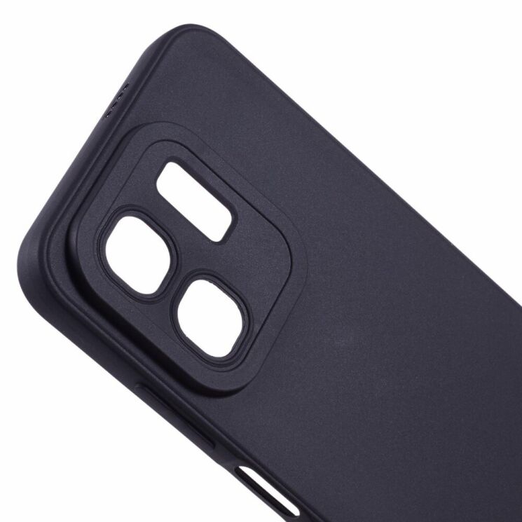 Силиконовый (TPU) чехол Deexe Matte Case для Infinix Smart 9 (X6532) - Black: фото 6 из 6