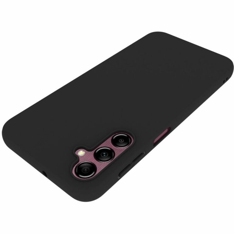 Силиконовый (TPU) чехол Deexe Matte Case для Samsung Galaxy A25 (A256) - Black: фото 4 из 5