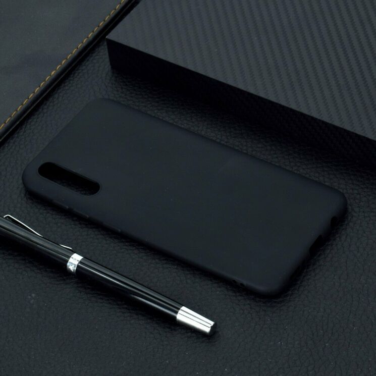 Силиконовый (TPU) чехол Deexe Matte Case для Samsung Galaxy A50 (A505) / A30s (A307) / A50s (A507) - Black: фото 6 из 8