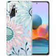 Силиконовый (TPU) чехол Deexe Pretty Glossy для Xiaomi Redmi Note 10 Pro - Sunflower (278427I)