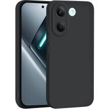 Силиконовый (TPU) чехол Deexe Silicone Case для Xiaomi Poco X8 Pro - Black: фото 1 из 5
