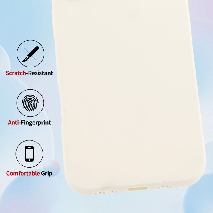 Силиконовый (TPU) чехол Deexe Silicone Case для Xiaomi Poco X8 Pro - White: фото 3 из 5