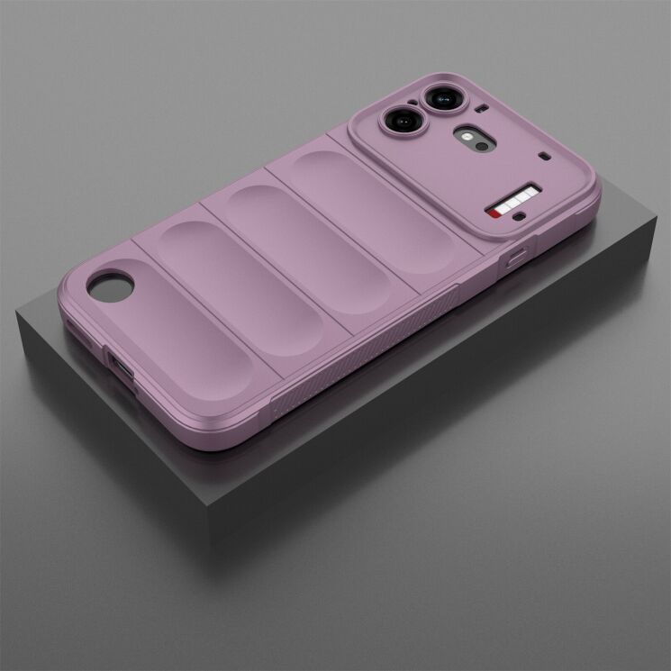 Силіконовий (TPU) чохол Deexe Terra Case для Nothing Phone (4b) - Light Purple: фото 2 з 5