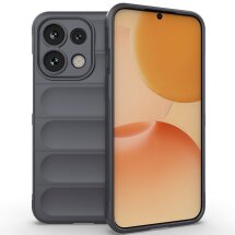 Силиконовый (TPU) чехол Deexe Terra Case для OPPO Reno 16 F/FS - Dark Grey: фото 1 из 5