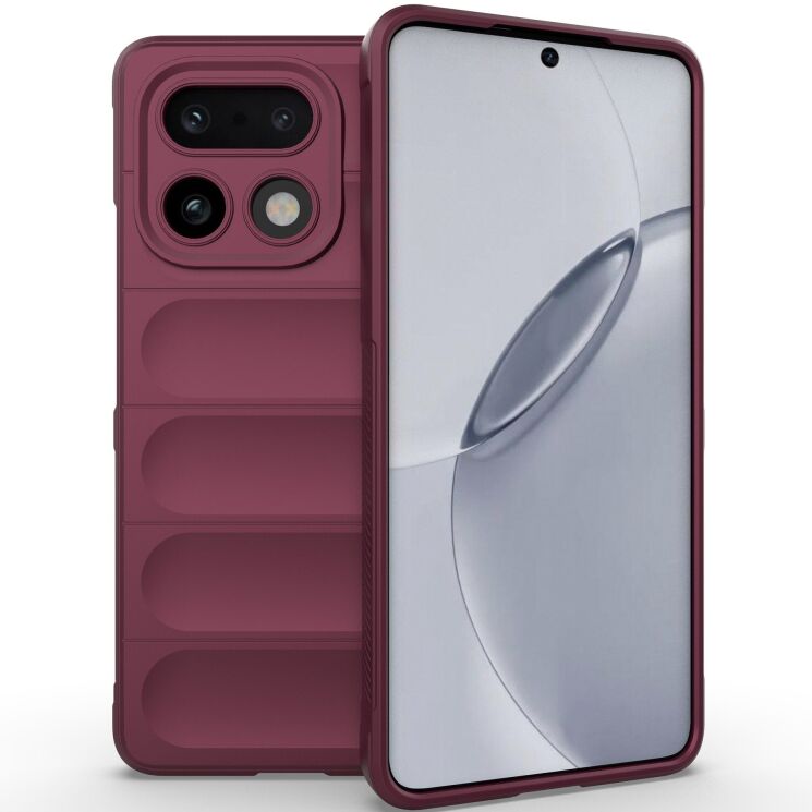 Силиконовый (TPU) чехол Deexe Terra Case для Realme 16 Pro Plus - Wine Red: фото 1 из 8