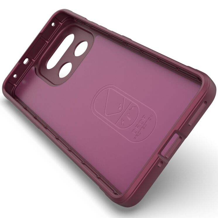 Силиконовый (TPU) чехол Deexe Terra Case для Realme 16 Pro Plus - Wine Red: фото 3 из 8