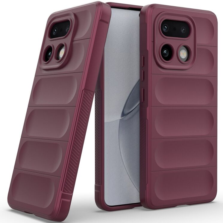 Силиконовый (TPU) чехол Deexe Terra Case для Realme 16 Pro Plus - Wine Red: фото 2 из 8