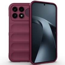 Силіконовий (TPU) чохол Deexe Terra Case для Xiaomi Poco F9 Pro - Wine Red: фото 1 з 9