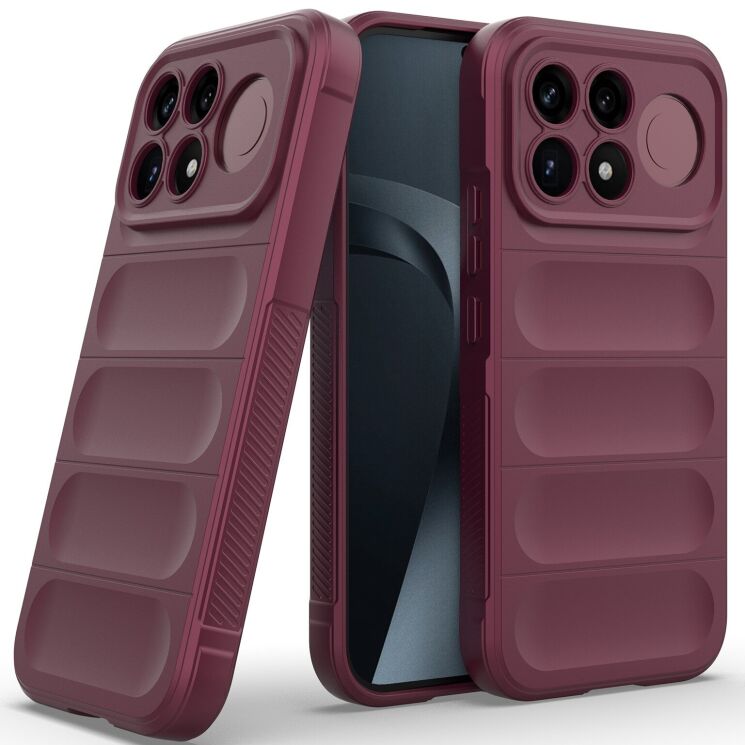 Силіконовий (TPU) чохол Deexe Terra Case для Xiaomi Poco F9 Pro - Wine Red (430706WR) Силіконовий (TPU) чохол Deexe Terra Case для Xiaomi Poco F9 Pro - Wine Red: фото 2 з 9