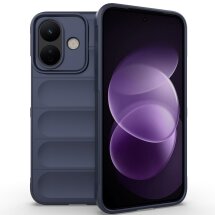Силіконовий (TPU) чохол Deexe Terra Case для Xiaomi Redmi Note 17 Pro - Dark Blue: фото 1 з 4