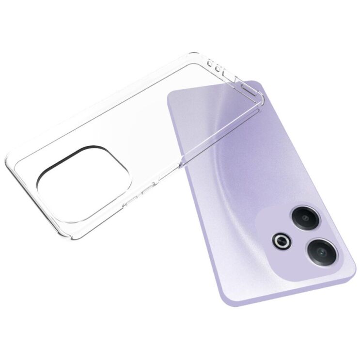 Силиконовый (TPU) чехол Deexe UltraThin для Oppo A5 Pro (4G/5G) - Transparent: фото 4 из 5