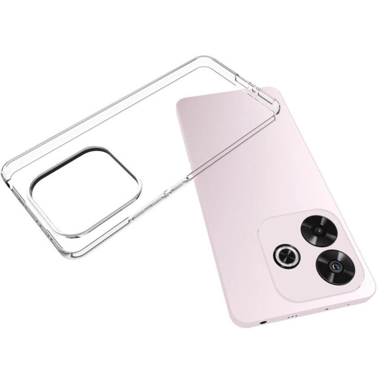 Силиконовый (TPU) чехол Deexe UltraThin для Xiaomi Redmi Note 14 5G - Transparent: фото 2 из 5