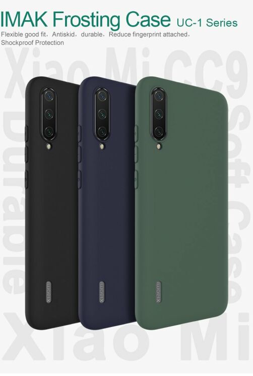 Силиконовый (TPU) чехол IMAK UC-1 Series для Xiaomi Mi 9 Lite / Mi CC9 - Black: фото 7 из 11