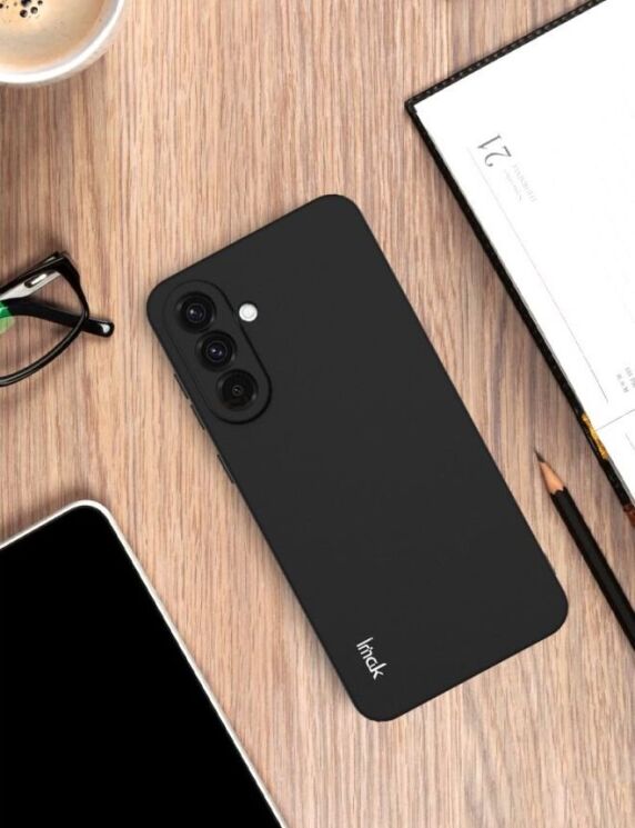Силиконовый (TPU) чехол IMAK UC-3 Series для Samsung Galaxy A56 (A566) - Black: фото 7 из 8