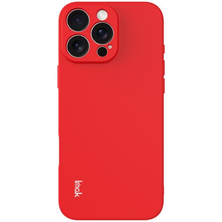 Силиконовый (TPU) чехол IMAK UC-4 Series для Apple iPhone 16 Pro Max - Red: фото 2 из 6