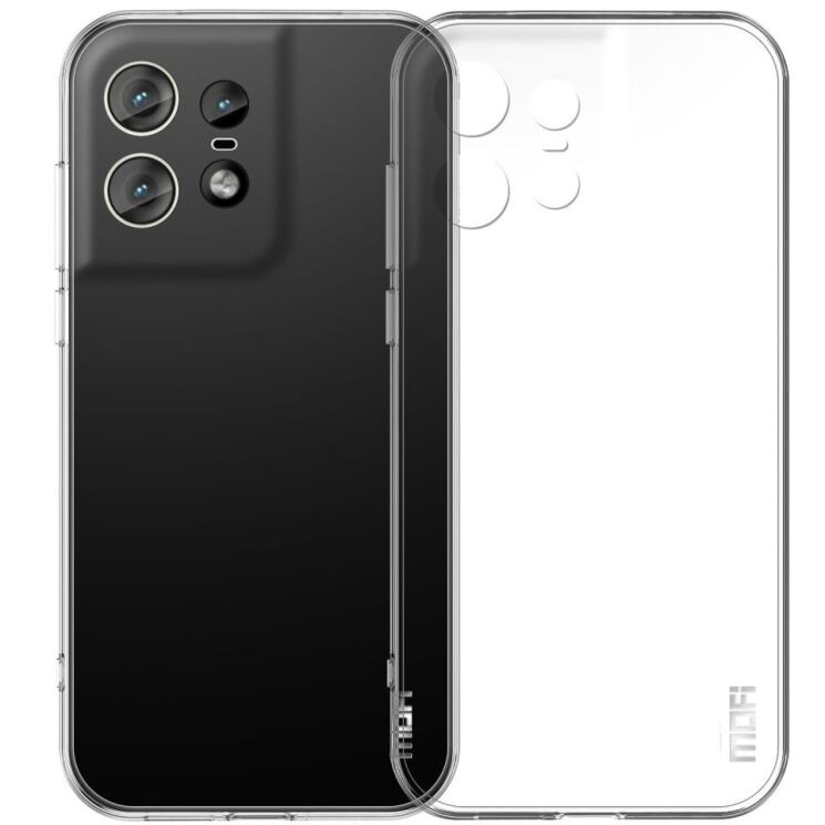 Силиконовый (TPU) чехол MOFI Thin Guard для Motorola Edge 50 Pro - Transparent: фото 1 из 11
