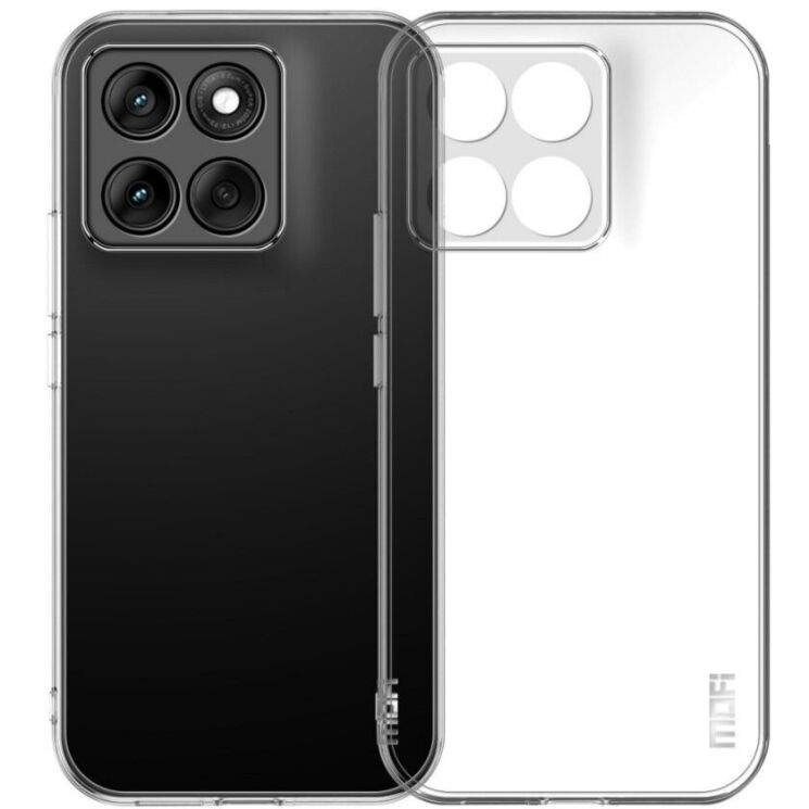 Силиконовый (TPU) чехол MOFI Thin Guard для Motorola Edge 60 Fusion - Transparent: фото 1 из 12