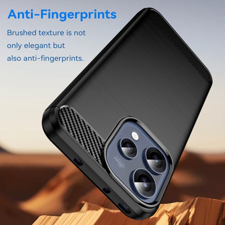 Силиконовый (TPU) чехол UniCase Carbon для OPPO Reno 15 - Black (405715B) Силиконовый (TPU) чехол UniCase Carbon для OPPO Reno 15 - Black: фото 4 из 8