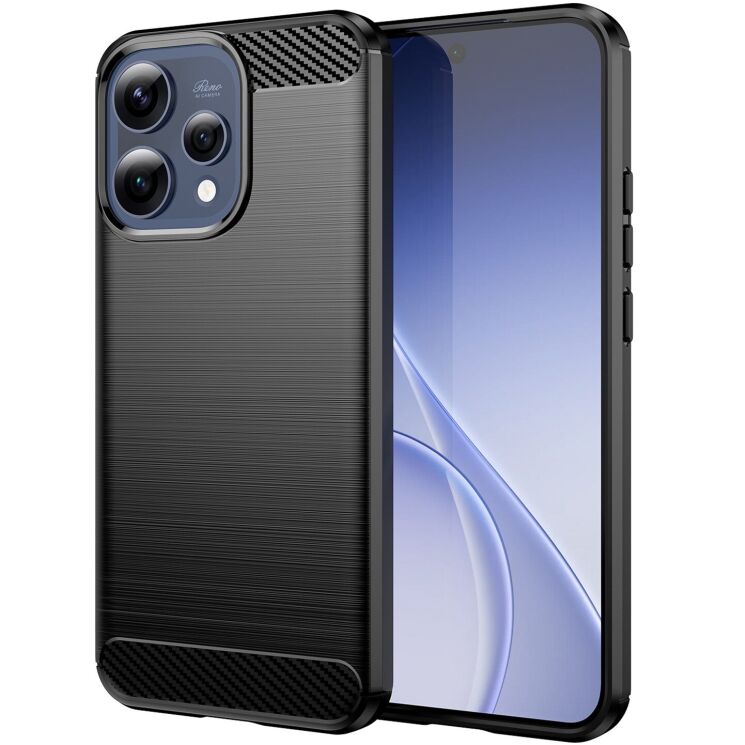 Силиконовый (TPU) чехол UniCase Carbon для OPPO Reno 15 - Black (405715B) Силиконовый (TPU) чехол UniCase Carbon для OPPO Reno 15 - Black: фото 1 из 8