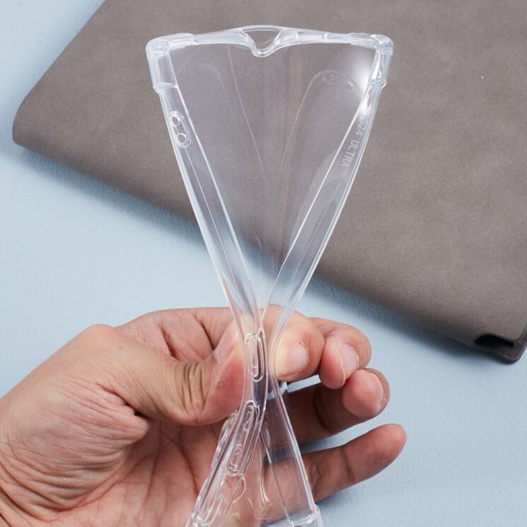 Силиконовый (TPU) чехол UniCase Carrying AirBag для Samsung Galaxy S24 Ultra - Transparent: фото 7 из 7