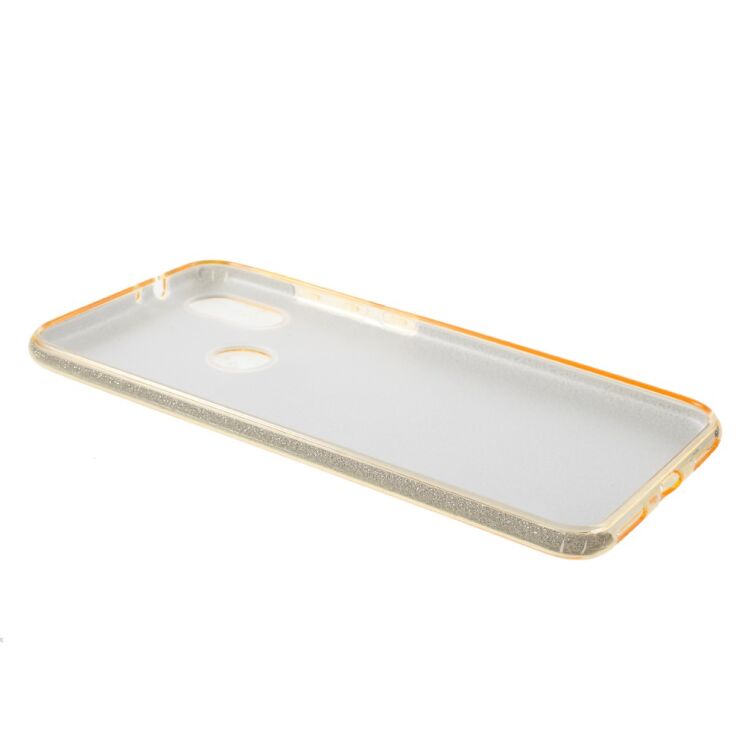 Силиконовый (TPU) чехол UniCase Glitter Cover для Xiaomi Mi 6X / Mi A2 - Gold: фото 3 из 3
