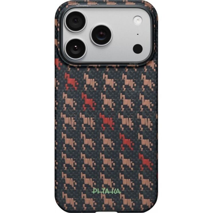 Ультратонкий чохол Pitaka Edge Case Happiness Rides для iPhone 17 Pro Max (HR1707PM) - Ebony (402896E) Ультратонкий чохол Pitaka Edge Case Happiness Rides для iPhone 17 Pro Max (HR1707PM) - Ebony: фото 2 з 14