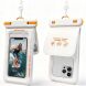 Влагозащитный чехол Deexe Aqua Shield для смартфонов диагональю до 7.5 дюймов - White (981874W). Фото 2 из 7