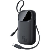 Зовнішній акумулятор Baseus EnerFill FC31 45W (20000mAh) + кабель Type-C + Type-C (P10082105123-00) - Black: фото 1 з 13