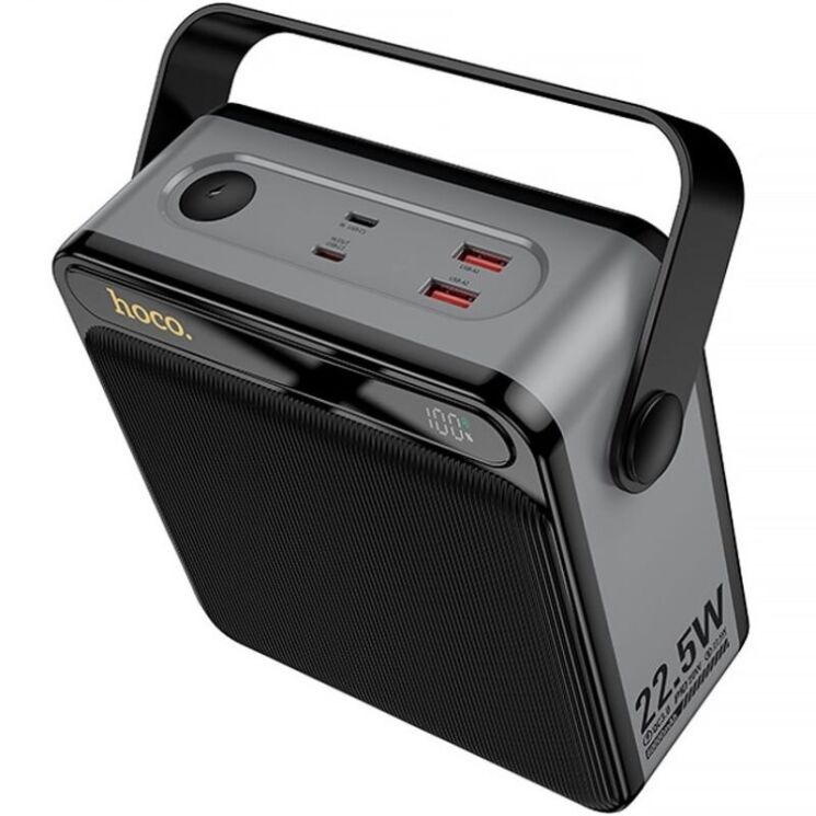 Внешний аккумулятор Hoco J161 Power 22.5W+PD20W (80000mAh) - Black / Grey (995792BH) Внешний аккумулятор Hoco J161 Power 22.5W+PD20W (80000mAh) - Black / Grey: фото 4 из 8