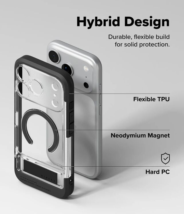 Защитный чехол Ringke UX Magnetic для iPhone 18 Pro Max (8800380462359) - Clear: фото 15 из 22