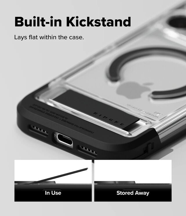 Защитный чехол Ringke UX Magnetic для iPhone 18 Pro Max (8800380462359) - Clear: фото 10 из 22
