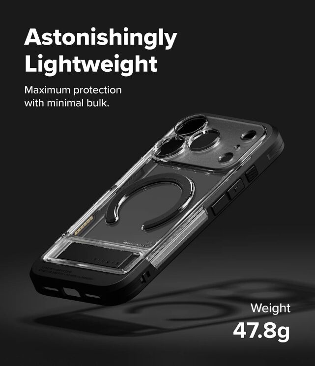 Защитный чехол Ringke UX Magnetic для iPhone 18 Pro Max (8800380462359) - Clear: фото 11 из 22