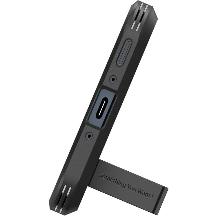 Защитный чехол Spigen (SGP) Tough Armor для Samsung Galaxy A35 (A356) - Black: фото 5 из 16