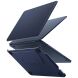 Защитная накладка UNIQ Lyden Versa Leatherette Case для MacBook Neo (2026) UNIQ-MBNEO-LYDVERSTLNVY - Blue (236724L). Фото 2 из 8
