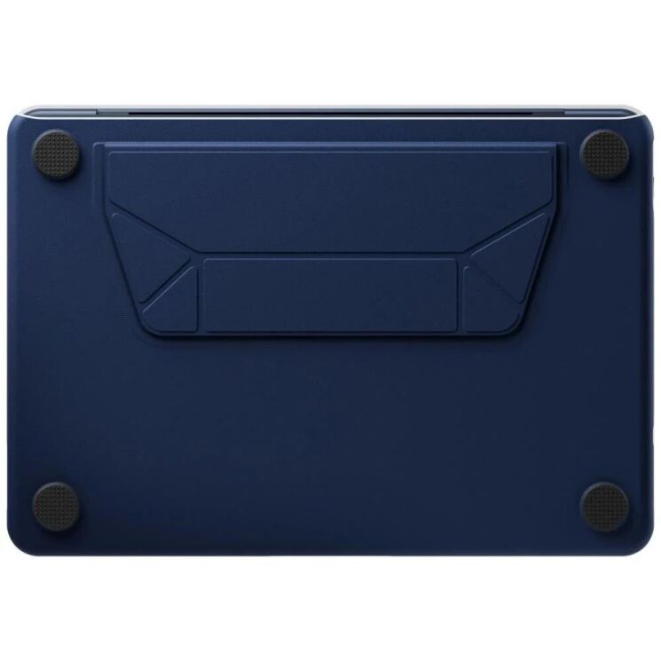 Защитная накладка UNIQ Lyden Versa Leatherette Case для MacBook Neo (2026) UNIQ-MBNEO-LYDVERSTLNVY - Blue: фото 7 из 8