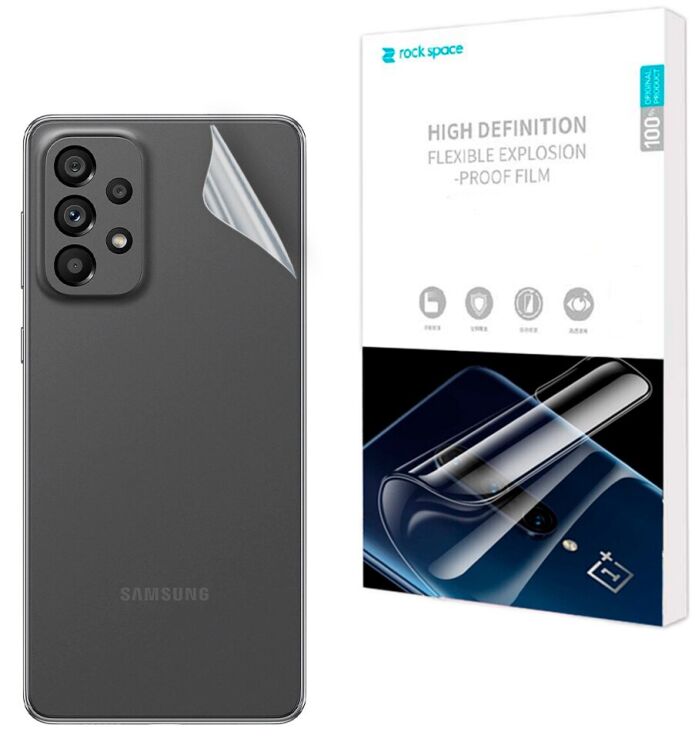 Захисна плівка на задню панель RockSpace Explosion-Proof SuperClear для Samsung Galaxy A73 (A736): фото 1 з 9