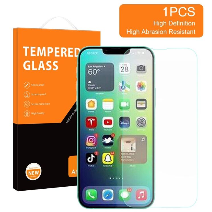 Защитное стекло AMORUS Ultra Clear для Apple iPhone 14 Pro Max: фото 3 из 10