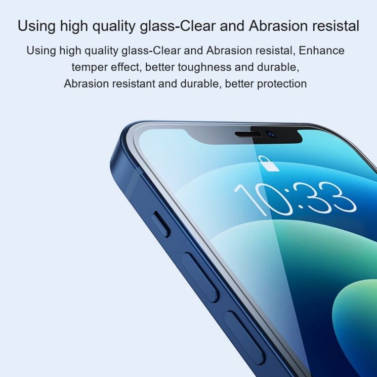 Захисне скло AMORUS Ultra Clear для Apple iPhone 14 Pro Max: фото 7 з 10